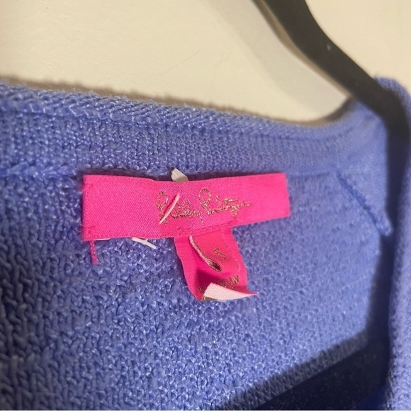 Lilly Pulitzer Jody Vneck Sweater in Periwinkle Purple Size Small - Picture 8 of 10